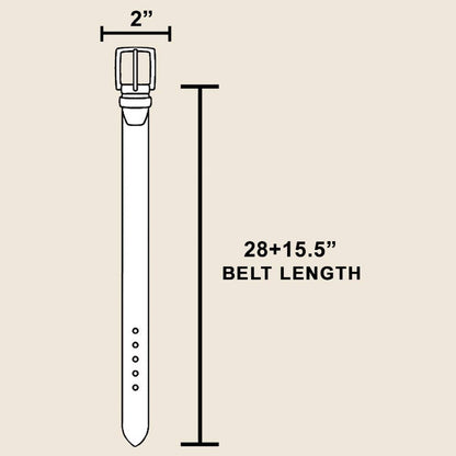 Western Concho Chain Belt