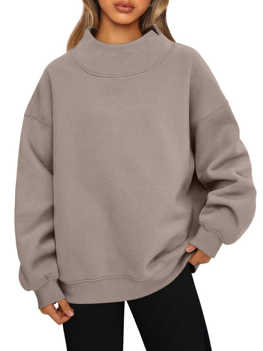 Regina Mock Neck Sweatshirt