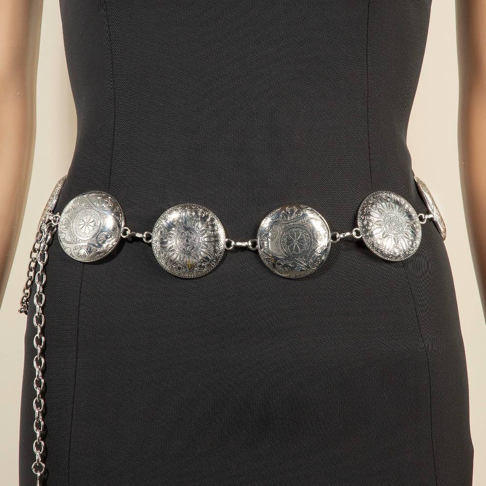 Western Concho Chain Belt