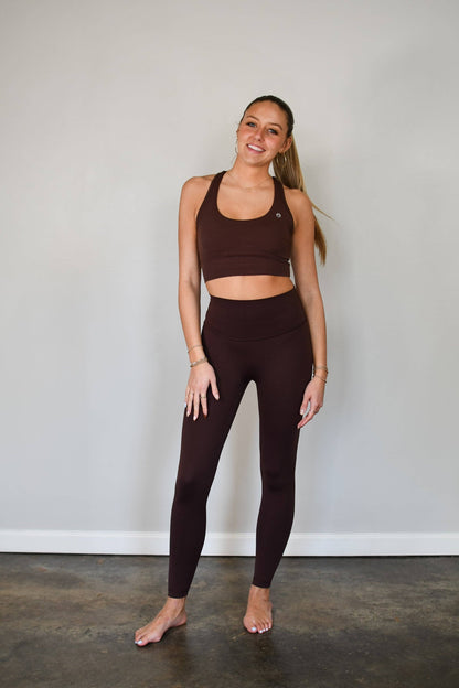 Coco Pure Move Racerback Tank - Espresso