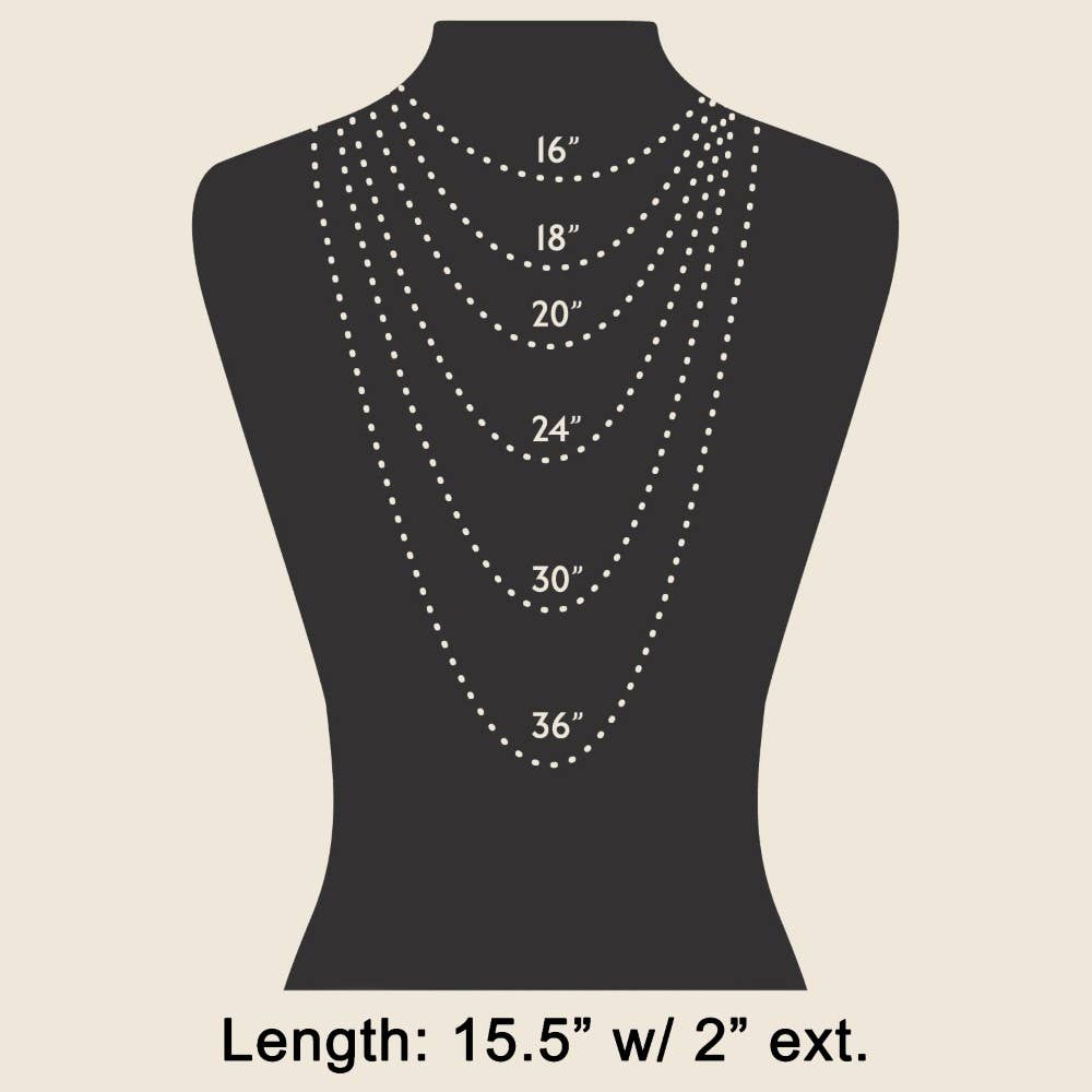 Triple Ring Charm Necklace