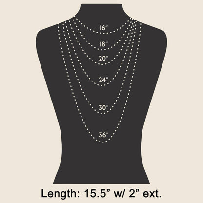 Triple Ring Charm Necklace
