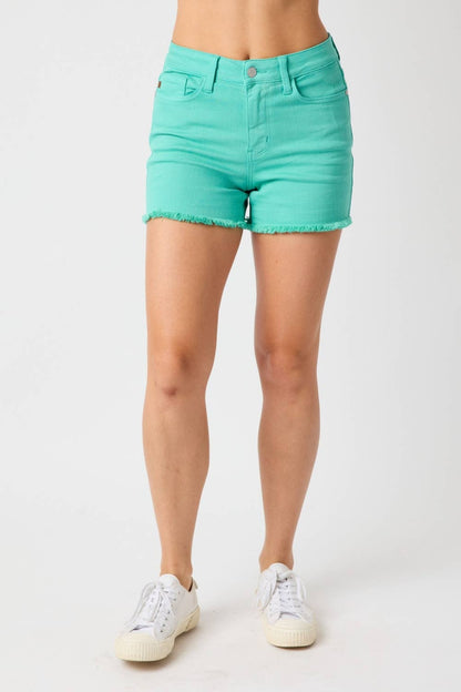Mia Dyed Fray Hem Shorts (XL Only)