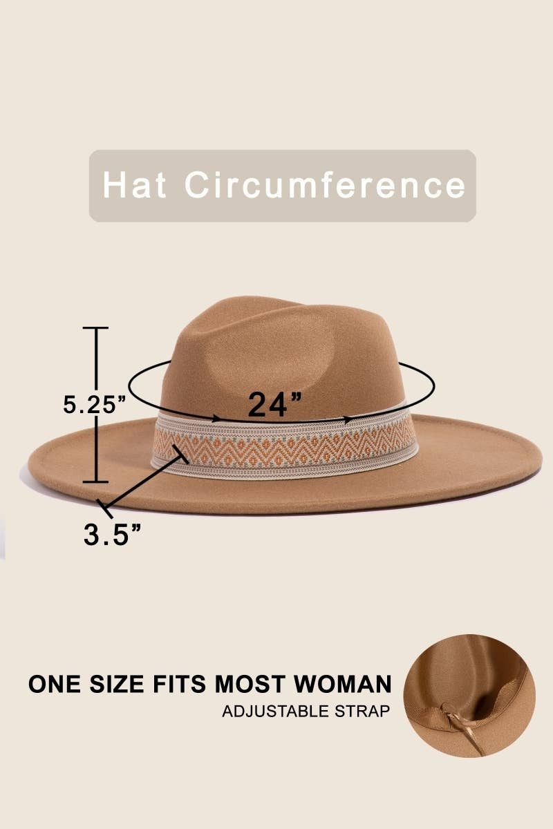 Boho Strap Cowboy Hat