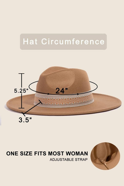 Boho Strap Cowboy Hat