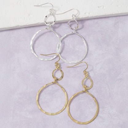 Infinity Twist Drop Earrings