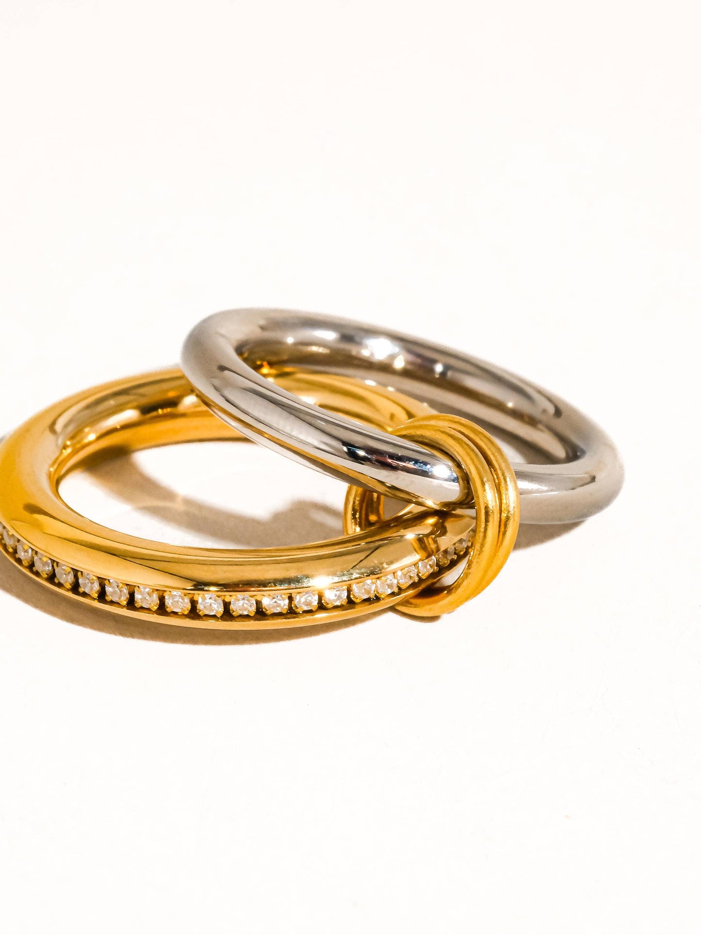 Bayard 18K Gold Non-Tarnish Multi Stack Ring